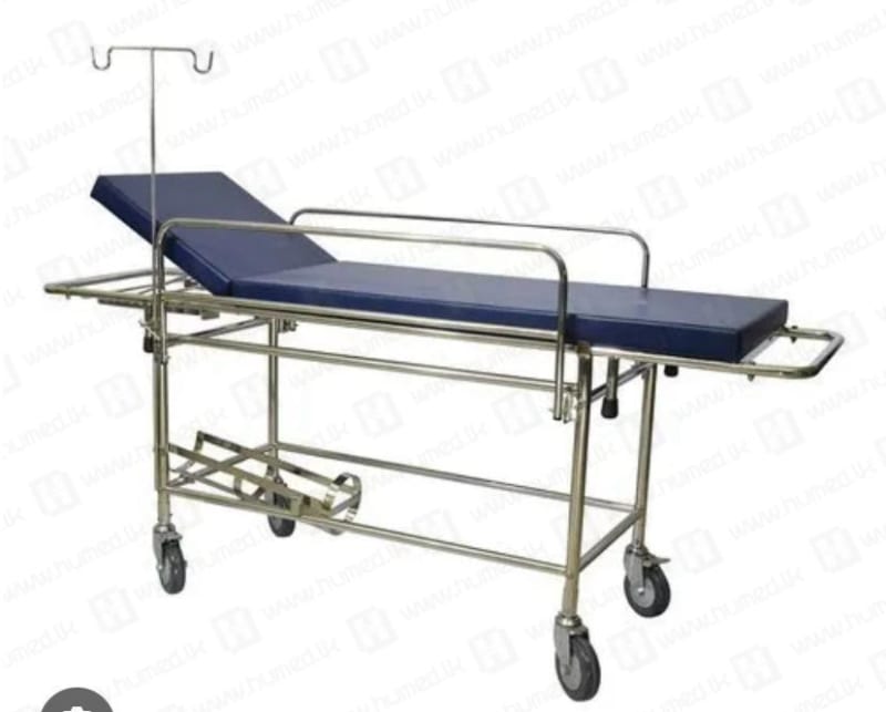 patient trolley with saline and oxygen stand sri lanka